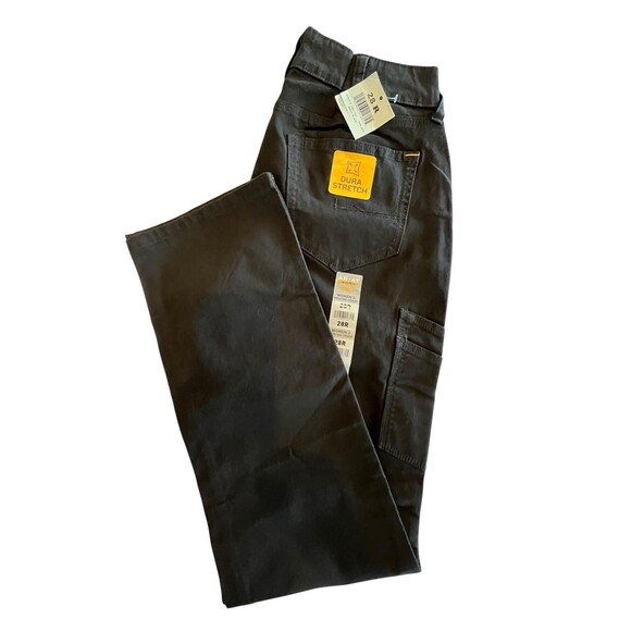 Ariat Jeans Womens Sz 28R NWT TAILORED Rebar DuraStretch Black Straight Leg Pant - Picture 13 of 13
